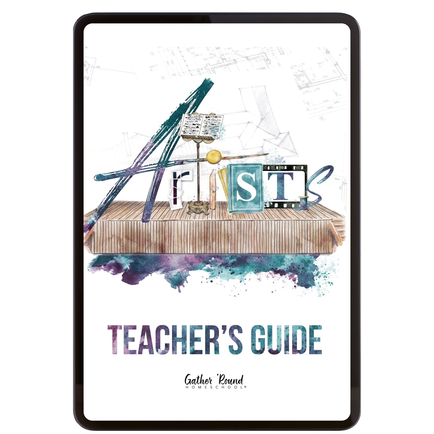 Artist Homeschool Unit Study Digital Teacher's Guide Cover 