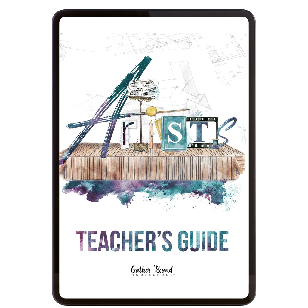 Artist Homeschool Unit Study Digital Teacher's Guide Cover 