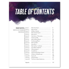 Astronomy Homeschool Unit Study Digital Teacher's Guide Table of Contents