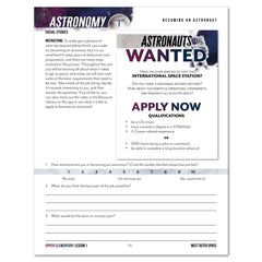 Astronomy Homeschool Unit Study Digital Upper Elementary Lesson 1 