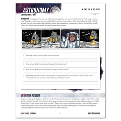 Astronomy Homeschool Unit Study Digital High School Lesson 1 Page