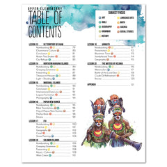 Australia + Oceania Homeschool Study Unit Digital Upper Elementary Table of Contents Lessons 13-20