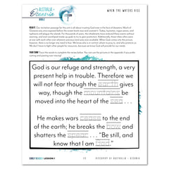Australia + Oceania Homeschool Study Unit Digital Bundle Teacher's Guide and Early Reader Student Book Daily Lesson 1