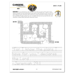 Careers + Trades Homeschool Unit Study Digital Bundle Early Reader Student Book Daily Lessons 1 God's Plan