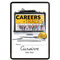 Careers + Trades Homeschool Unit Study Digital Cursive Book