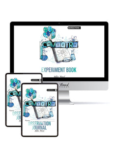 Chemistry Homeschool Unit Study Digital Experiment Book and Observation Journal Level 1 and Level 2