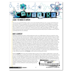 Chemistry Homeschool Unit Study Digital Teacher's Guide Lesson 1 Part 1 