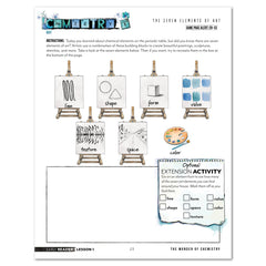 Chemistry Homeschool Unit Study Digital Early Reader Lesson 1 The Seven Elements of Art
