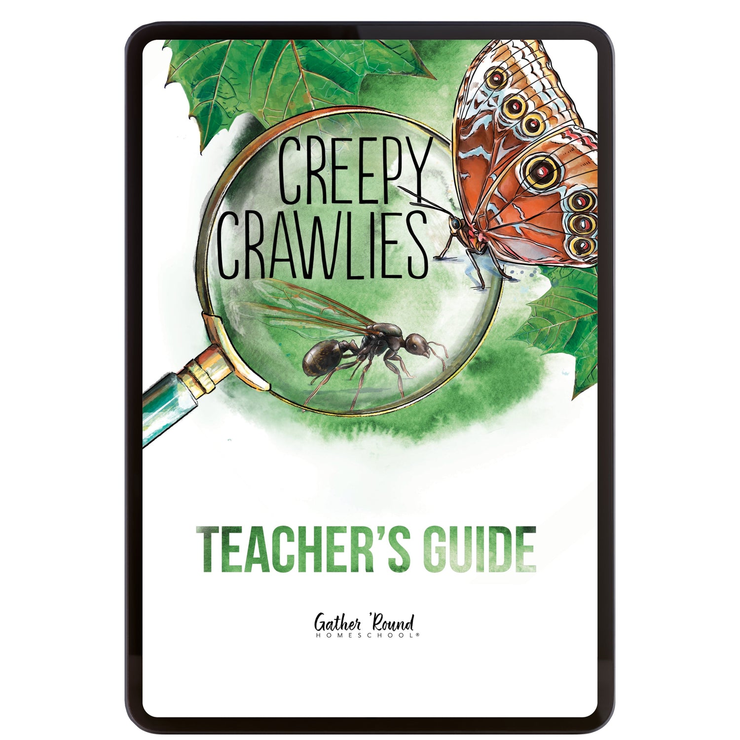 Creepy Crawlies Homeschool Unit Study Digital Teacher's Guide