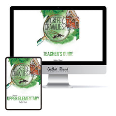 Creepy Crawlies Homeschool Unit Study Digital Bundle Teacher's Guide and Upper Elementary Student Book