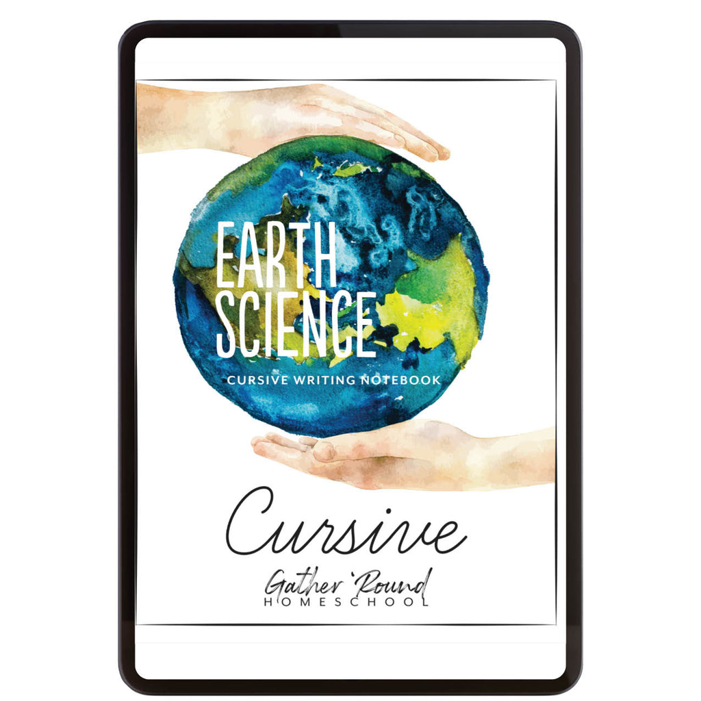 Earth Science Cursive Writing Digital Book