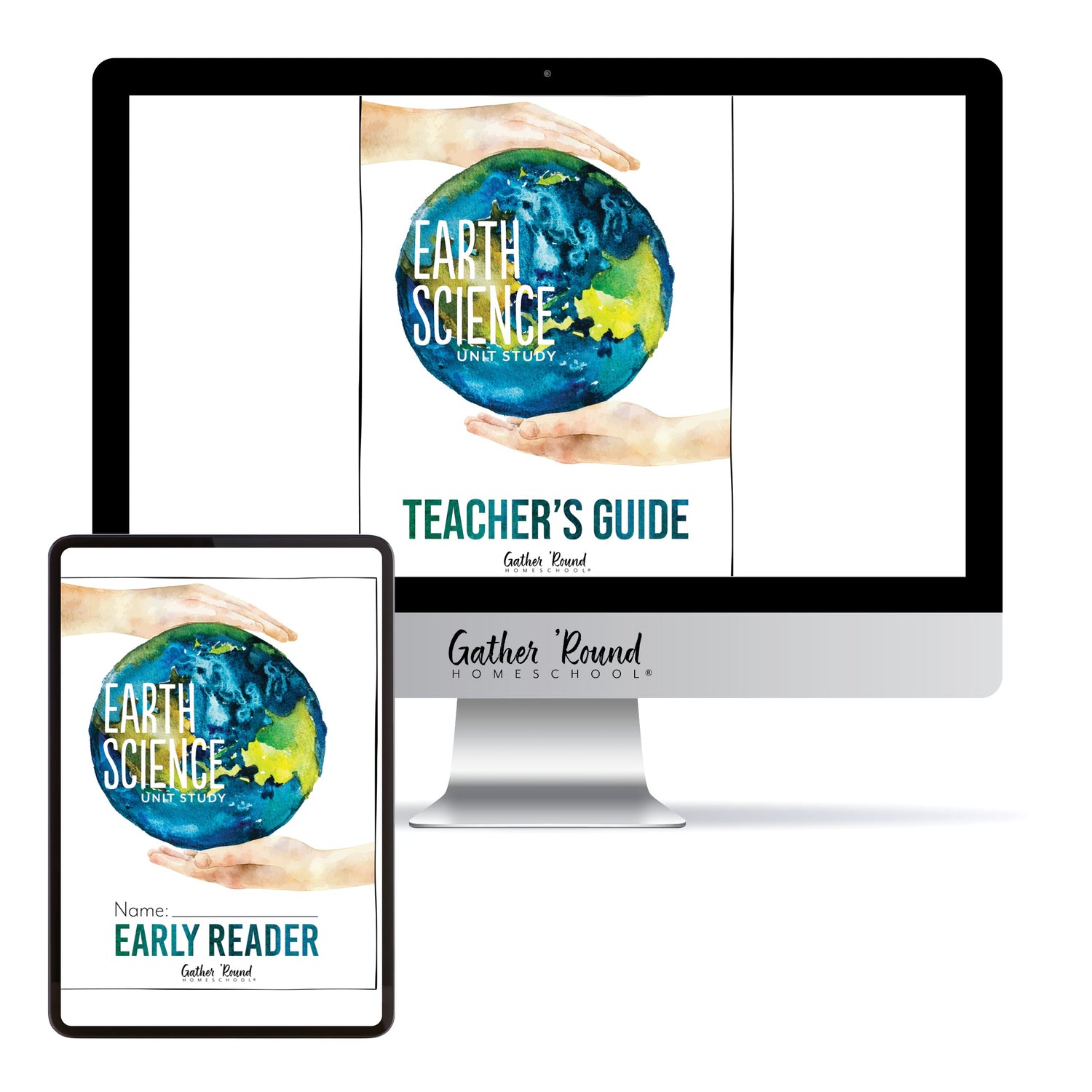 Earth Science Homeschool Unit Study Digital Bundle Teacher's Guide and Early Reader Student Book