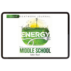 Energy Homeschool Unit Study Digital Seatwork Journal Cursive Middle School Student Book