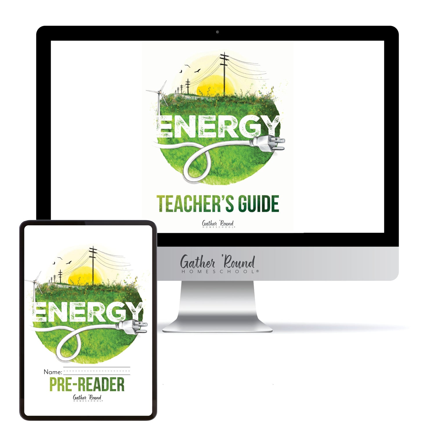 Energy Homeschool Unit Study Digital Bundle Teacher's Guide and Pre-Reader Student Book