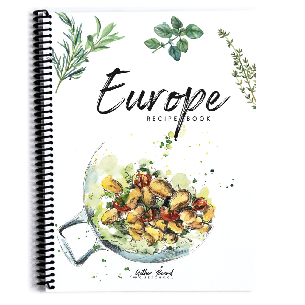 Europe Printed Recipe Book