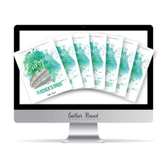 Europe homeschool unit study digital student workbook Teacher's Guide and full family student book bundle