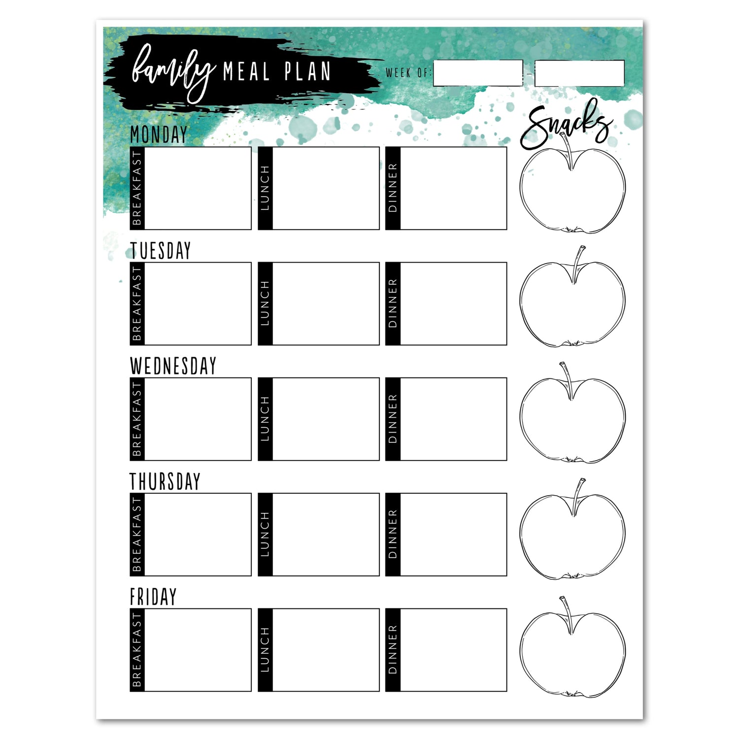 Farming + Food homeschool unit study digital food journal meal plan 