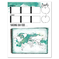 Farming + Food homeschool unit study digital food journal tracking out food