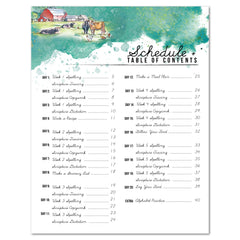 Farming + Food homeschool unit study cursive workbook digital table of contents