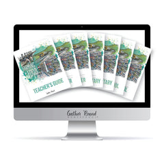 Farming + Food homeschool unit study digital teacher's guide and student work book full family bundle