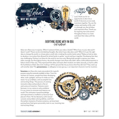 Inventions and Ideas homeschool unit study digital teacher guide lesson one part one 