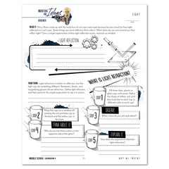 Inventions and Ideas homeschool unit study digital student workbook middle school with teacher's guide bundle lesson one 