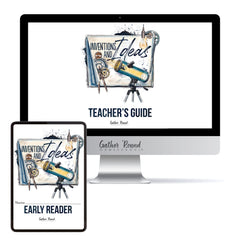 Inventions and Ideas homeschool unit study digital student workbook early reader with teacher's guide bundle