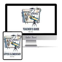 Inventions and Ideas homeschool unit study digital student workbook upper elementary with teacher's guide bundle