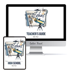 Inventions and Ideas homeschool unit study digital student workbook high school with teacher's guide bundle