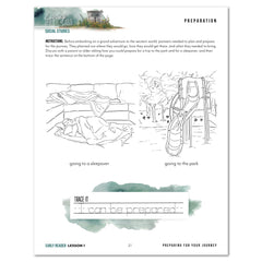 Living Off the Land homeschool unit study digital early reader student notebook and teacher's bundle lesson one