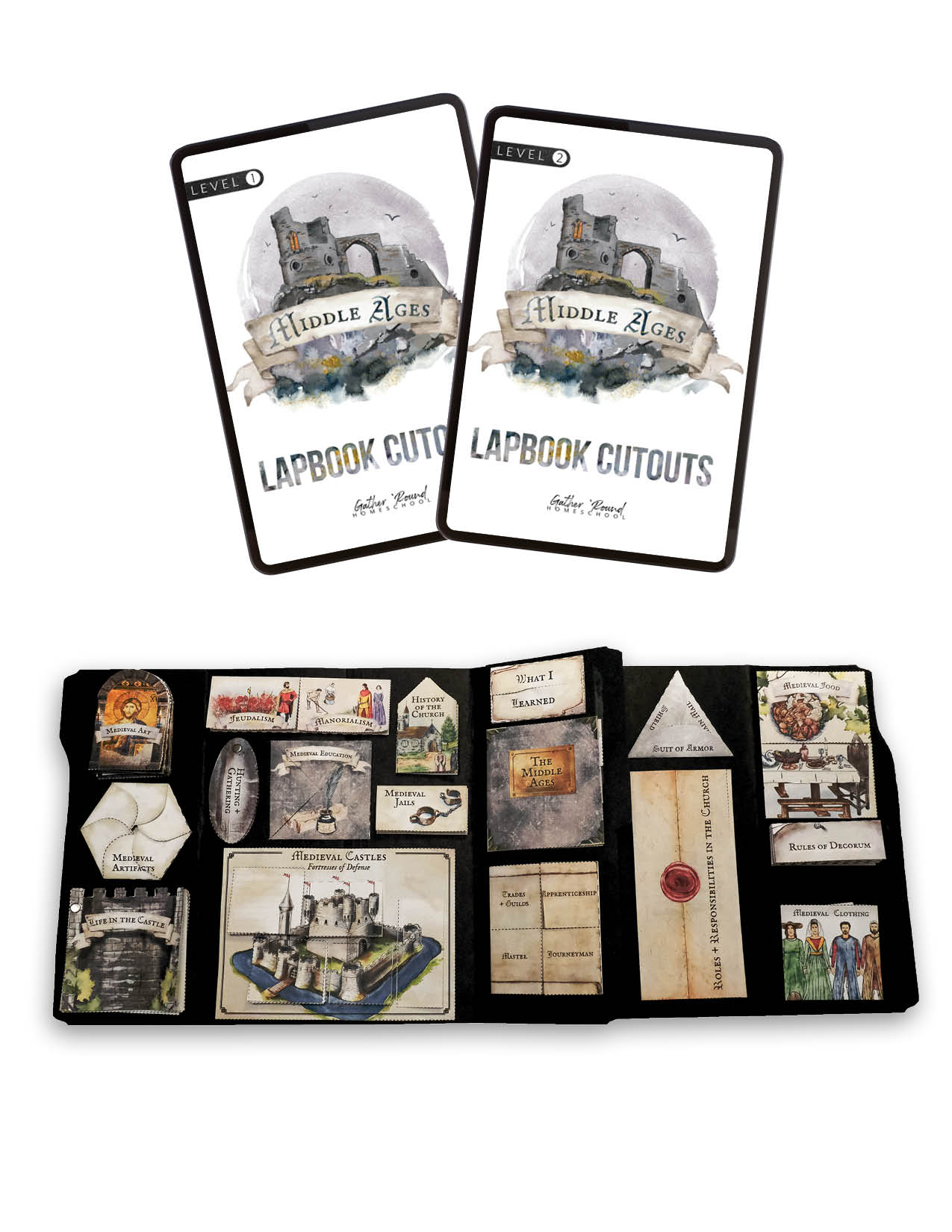 Aging Slapper Middle Ages Lapbook (Digital Bundle) – Gather 'Round Homeschool