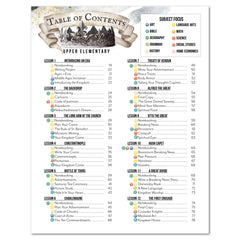 Middle Ages homeschool unit study digital student workbook table of contents upper elementary part one