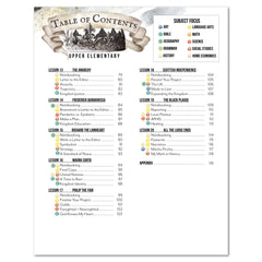 Middle Ages homeschool unit study digital student workbook table of contents upper elementary part two