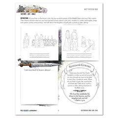 Middle Ages homeschool unit study digital student workbook in pre-reader with teacher's guide bundle lesson one 