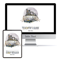 Middle Ages homeschool unit study digital student workbook in early reader with teacher's guide bundle 