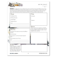Middle Ages homeschool unit study digital student workbook in high school with teacher's guide bundle lesson one 