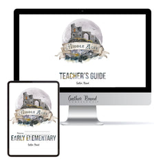Middle Ages homeschool unit study digital student workbook in early elementary with teacher's guide bundle 