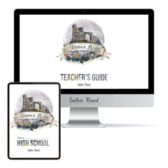 Middle Ages homeschool unit study digital student workbook in high school with teacher's guide bundle 