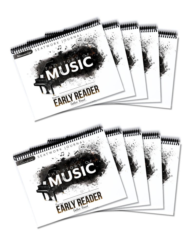 Music Printed Seatwork Books