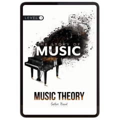 Music homeschool unit study digital student Music Theory workbook level one