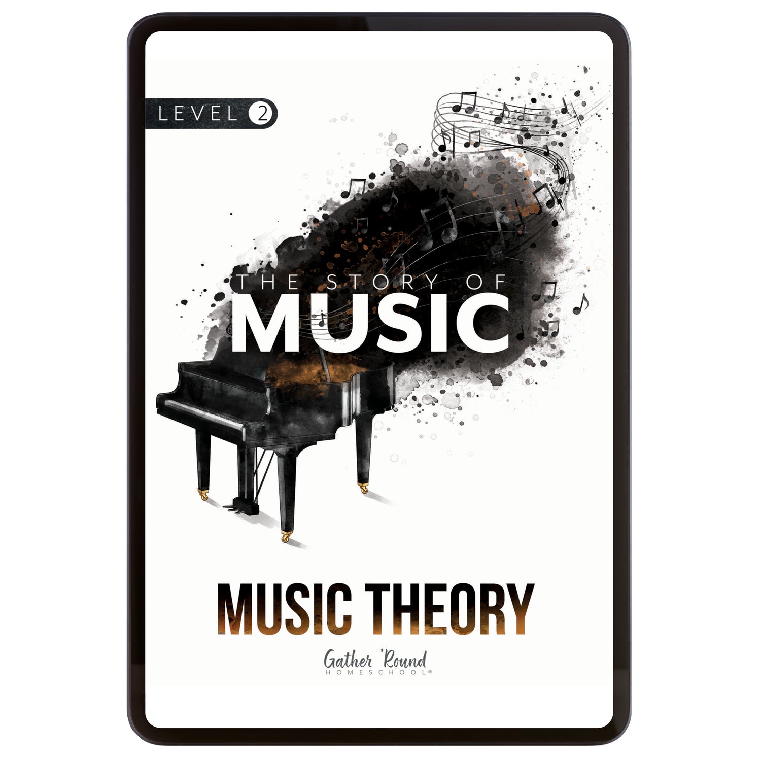 Music homeschool unit study digital student Music Theory workbook level two