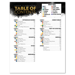 Music homeschool unit study digital student workbook table of contents part two upper elementary