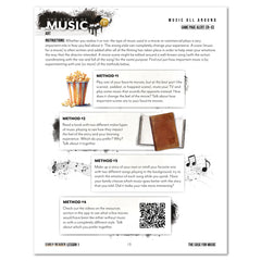 Music homeschool unit study digital student workbook for Early Reader with Teacher's Guide bundle lesson one 