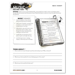 Music homeschool unit study digital student workbook for Upper Elementary with Teacher's Guide bundle lesson one