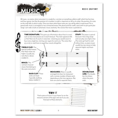 Music homeschool unit study digital student Music Theory workbook level two lesson one