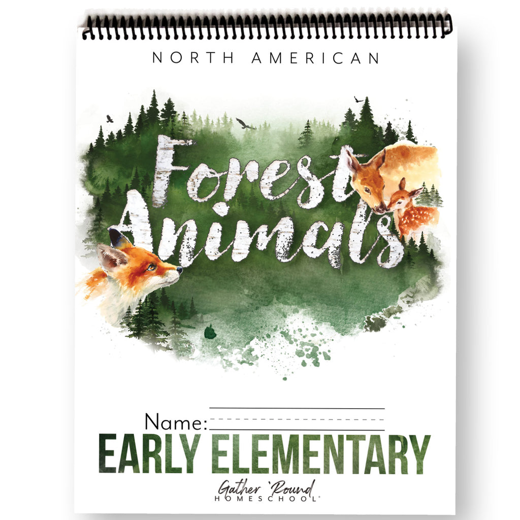 North American Forest Animals Printed Books