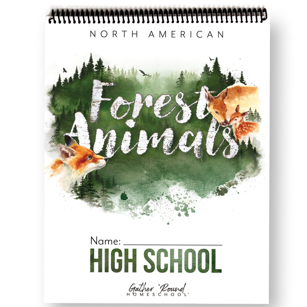 North American Forest Animals Printed Books