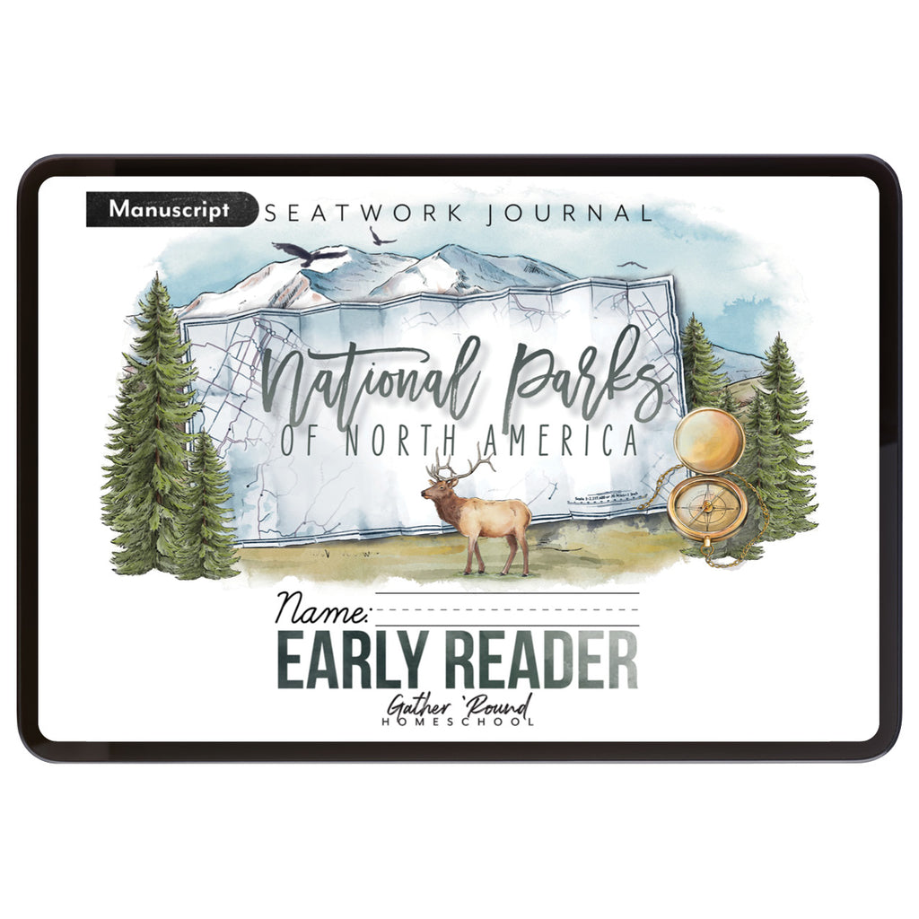 National Parks Digital Seatwork Books