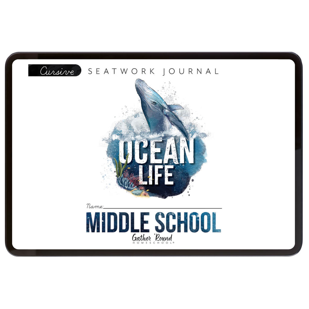 Ocean Life Digital Seatwork Books