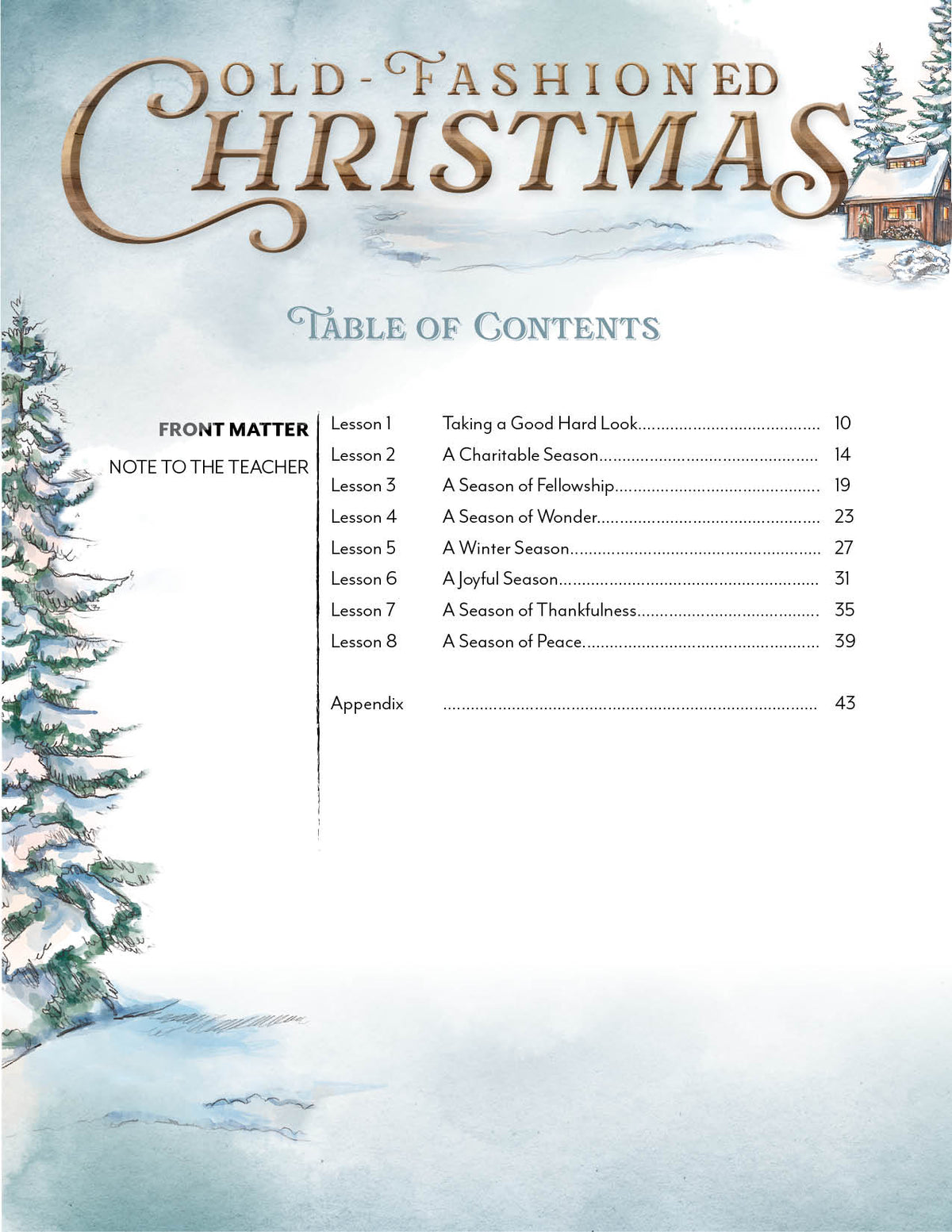 Old-Fashioned Christmas Unit (Digital Bundle)